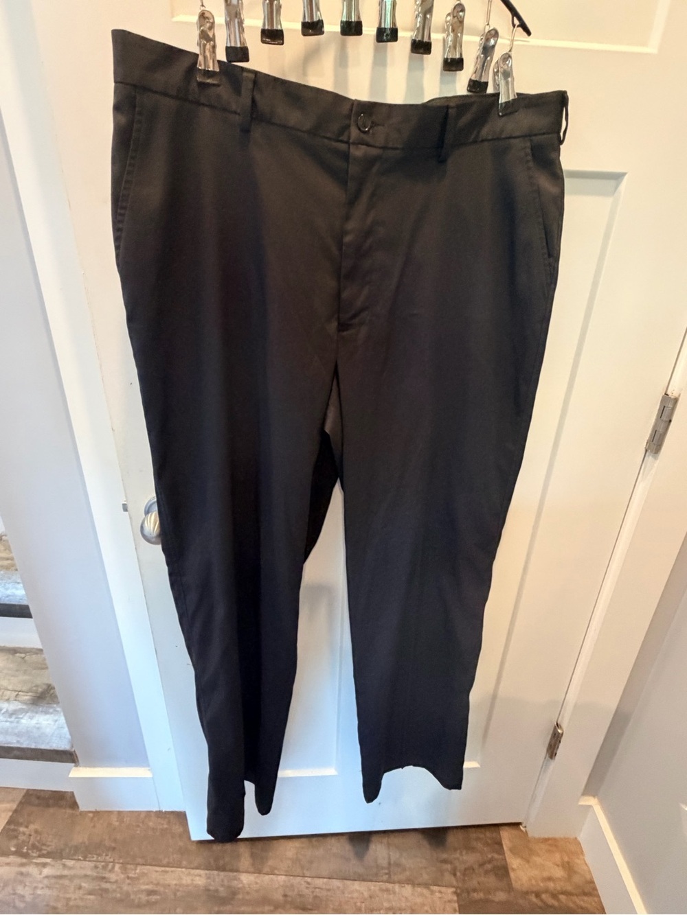 Pebble Beach Performance Golf Pants Mens 38x34 Black Stretch Straight Leg